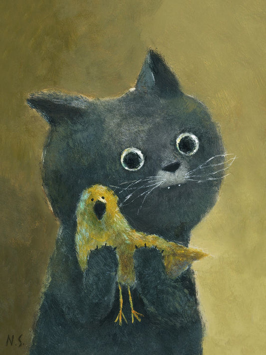 Cat and her Bird 