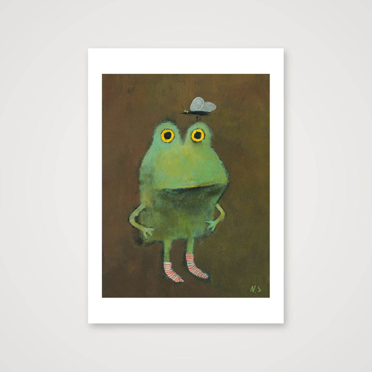 One Hungry Frog — 42×59cm, 17×23" Print only