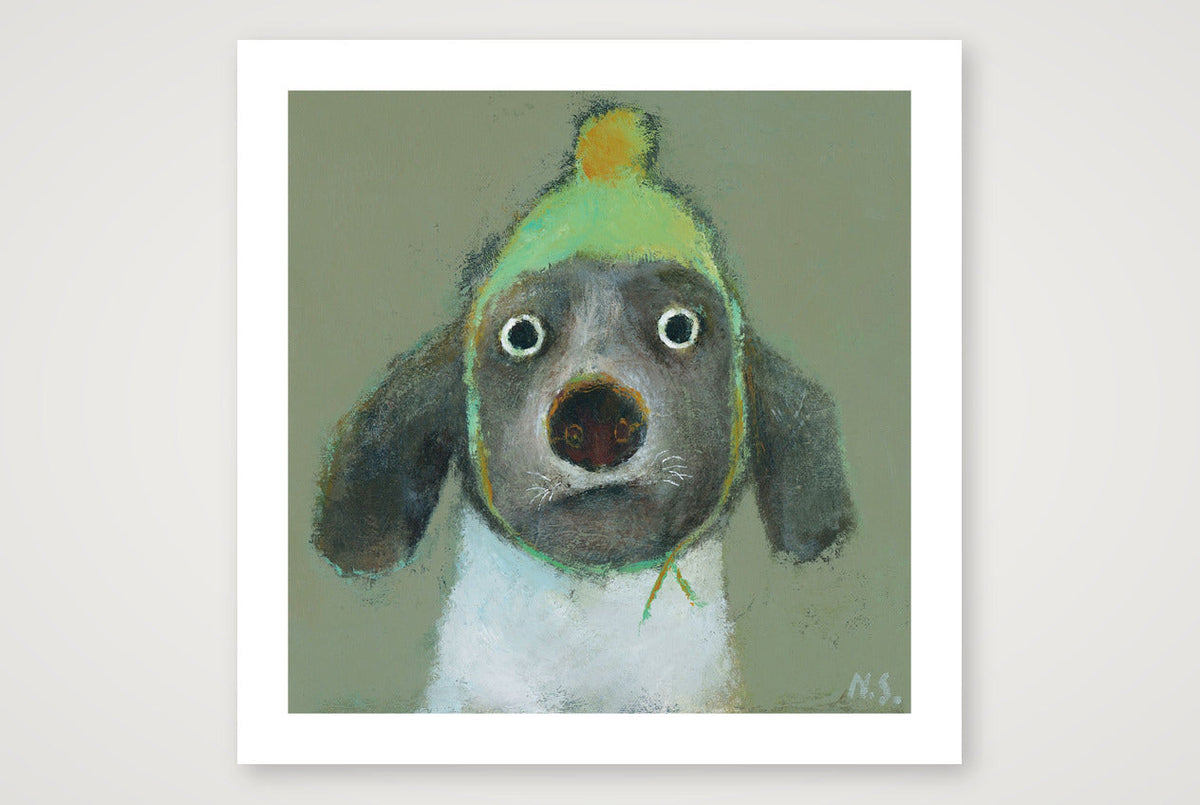 Little Hat — 30×30cm, 12×12" Print only