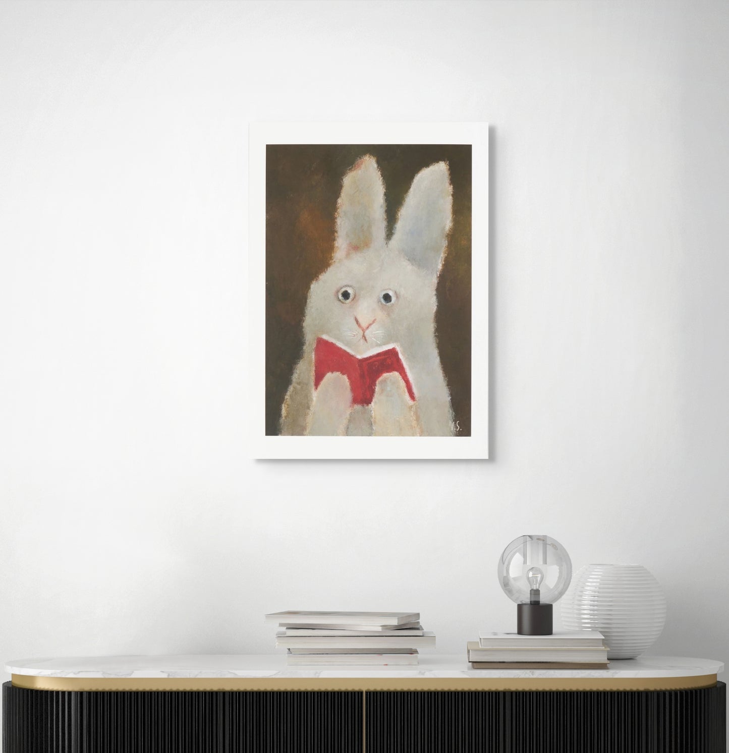 Rabbit With the Book