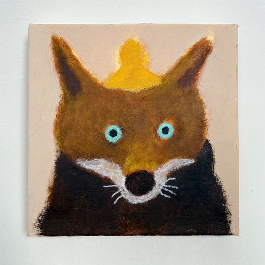 Monday Fox in Yellow Hat – Original