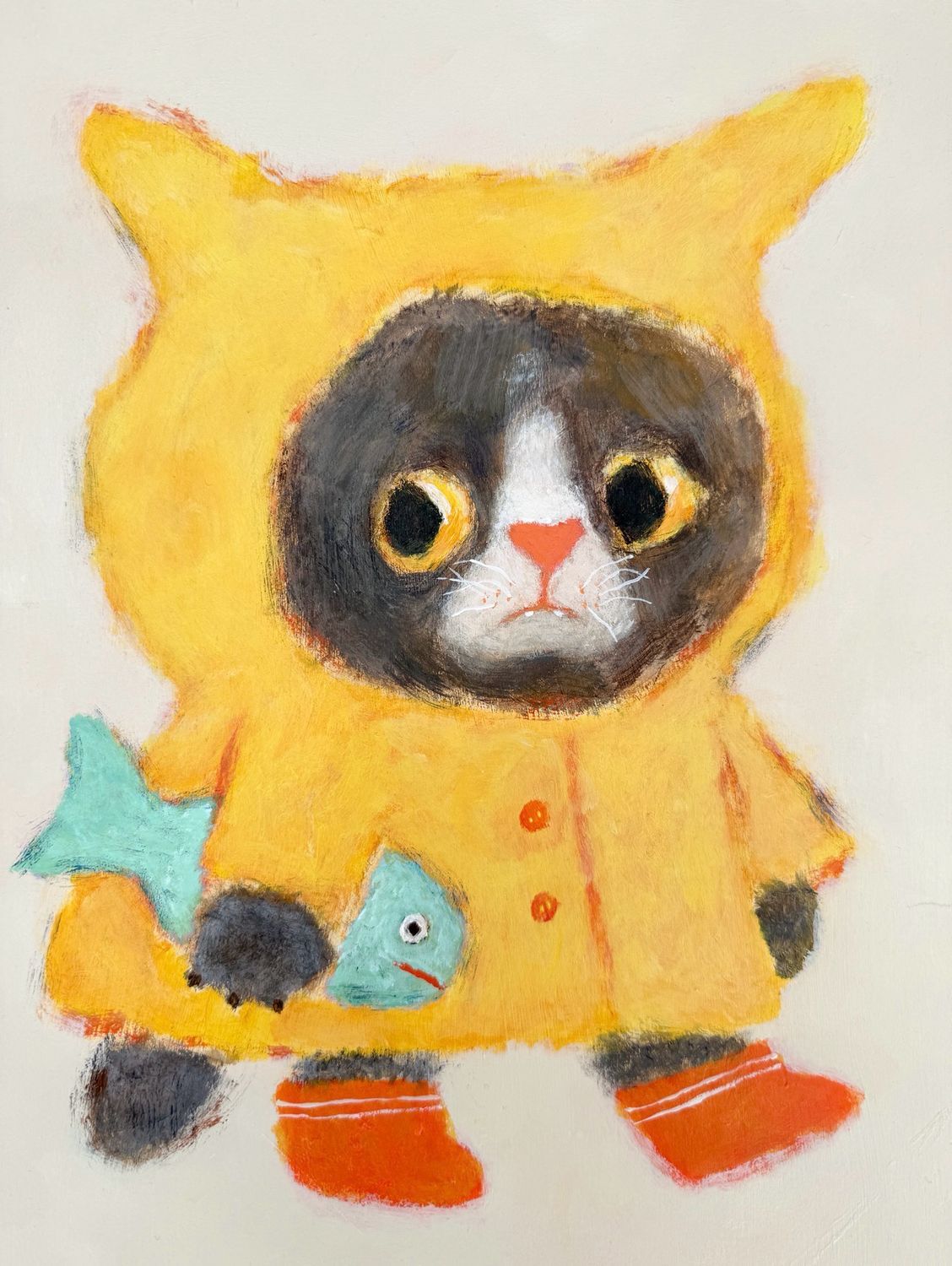 Kitten in The Raincoat – Original