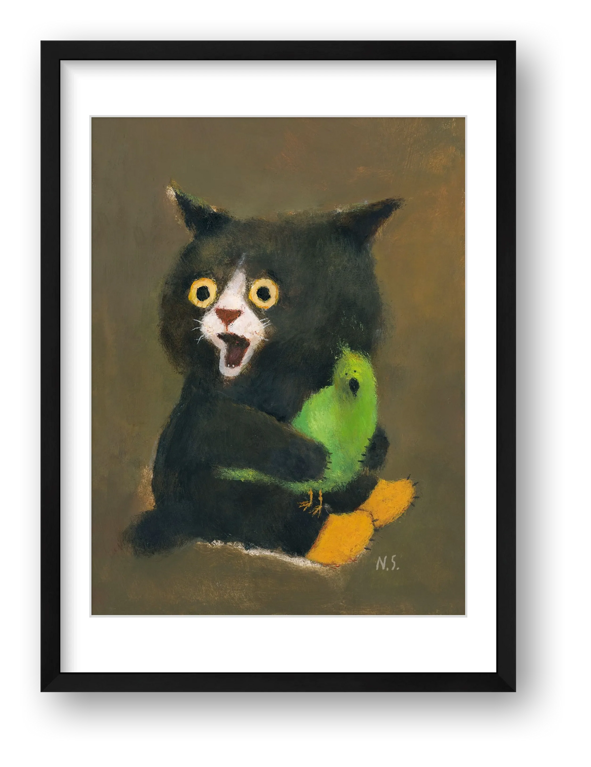 Parrot and Me — framed