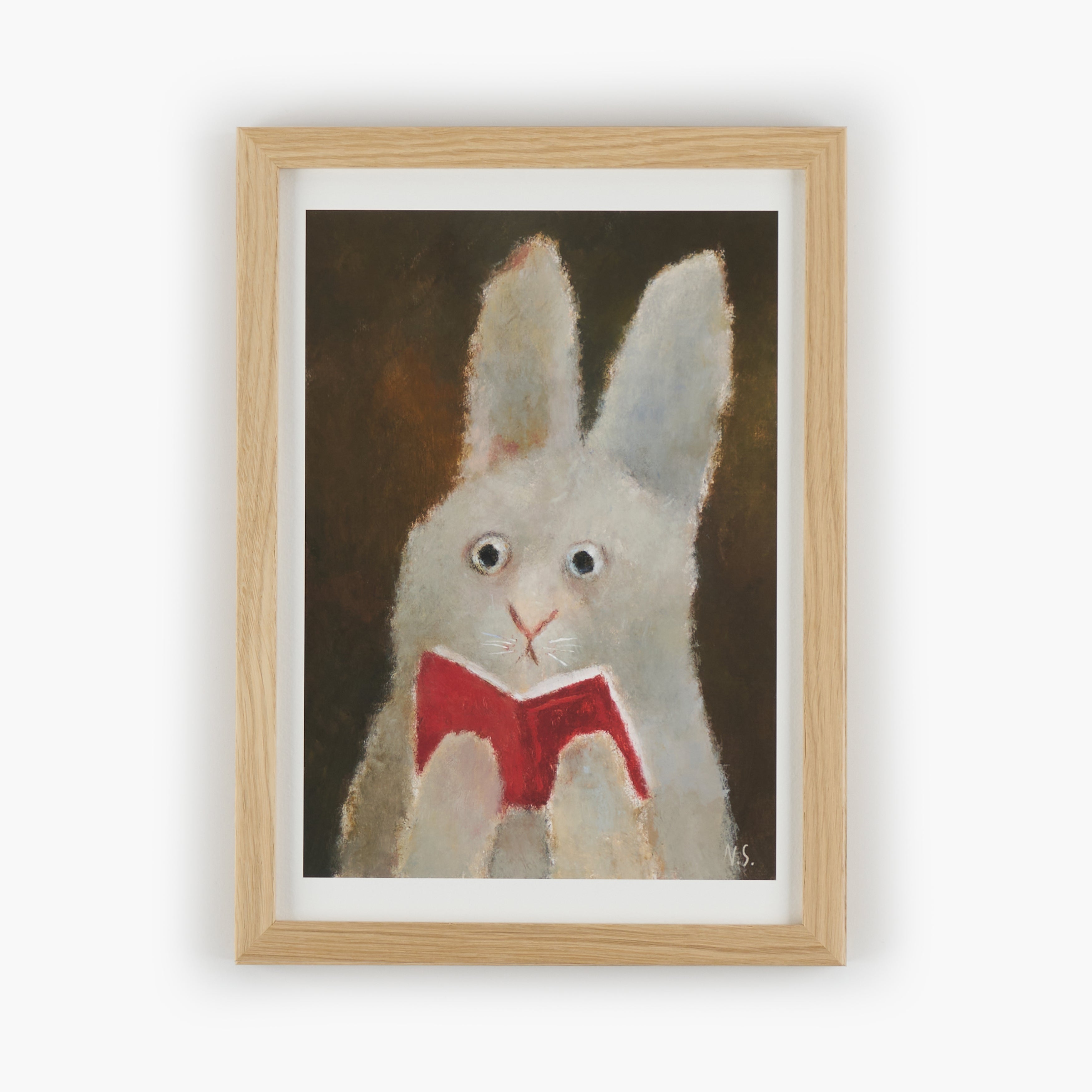 Rabbit With the Book – Animals Cafe by Natalia Shaloshvili