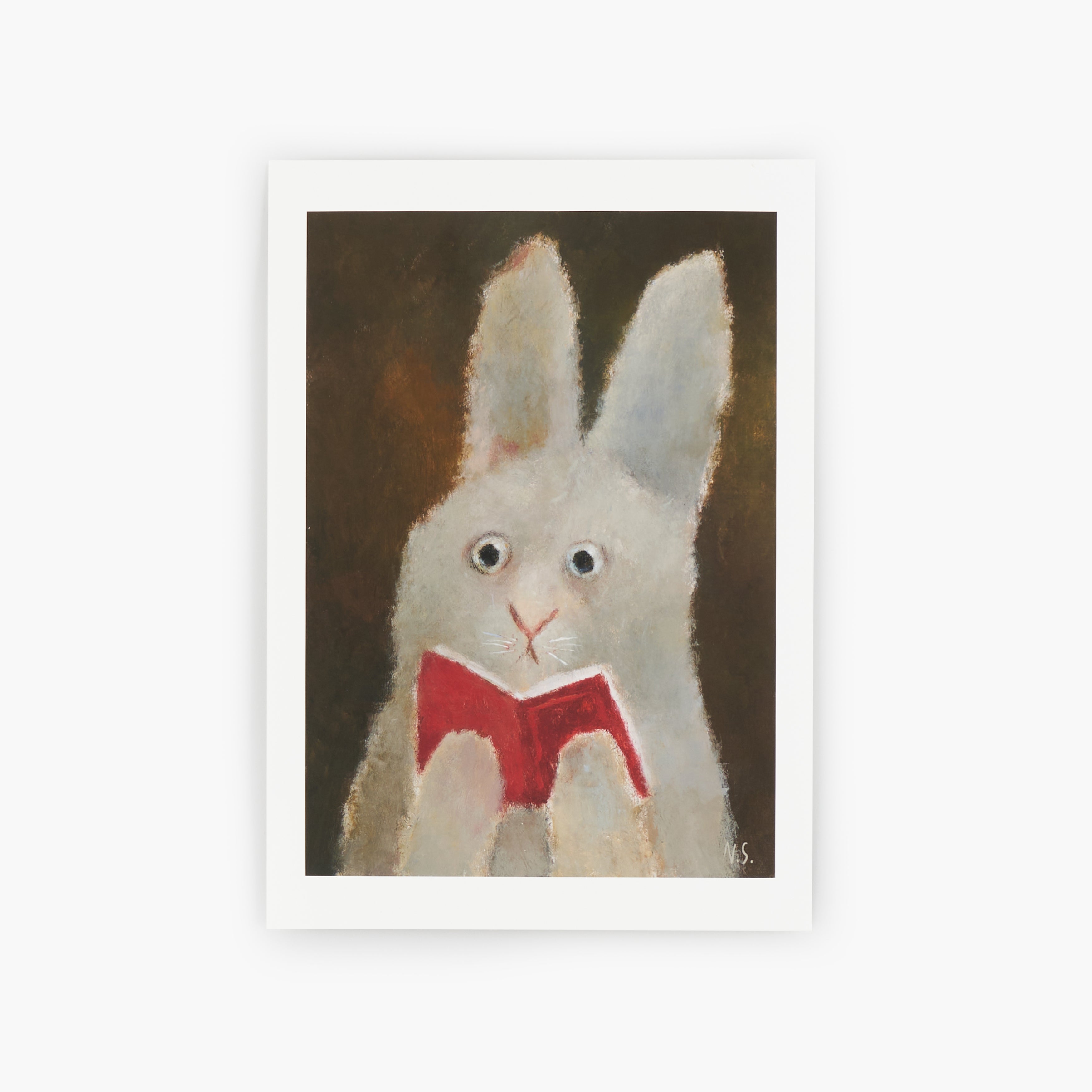 Rabbit With the Book – Animals Cafe by Natalia Shaloshvili
