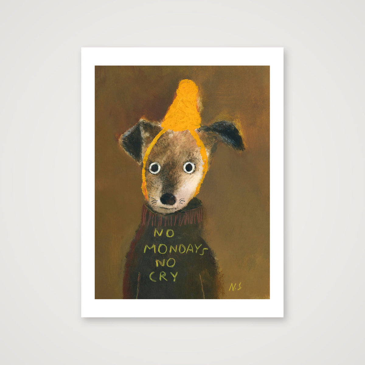 No Mondays No Cry  — 30×40cm, 12×16" Print only