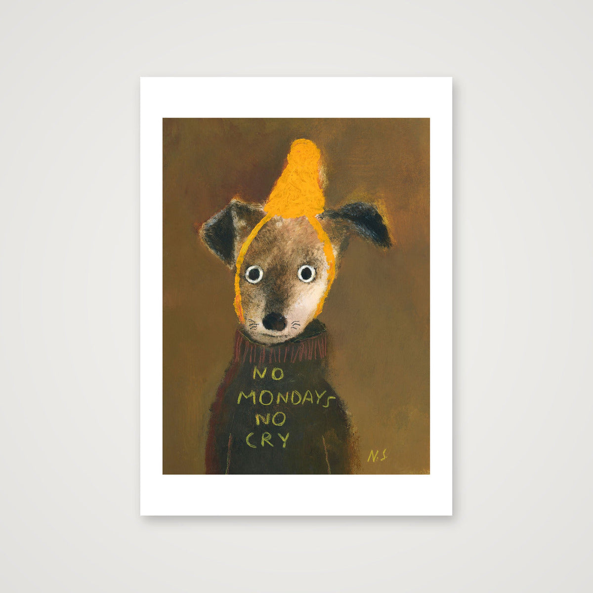 No Mondays No Cry  — 42×59cm, 17×23" Print only