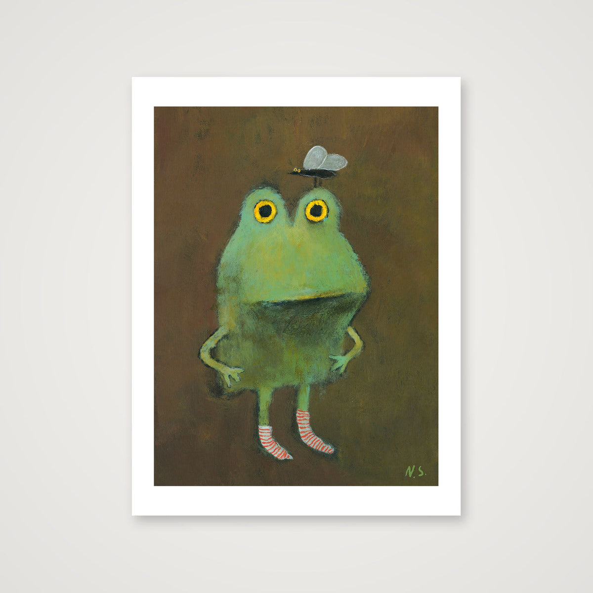 One Hungry Frog — 30×40cm, 12×16" Print only