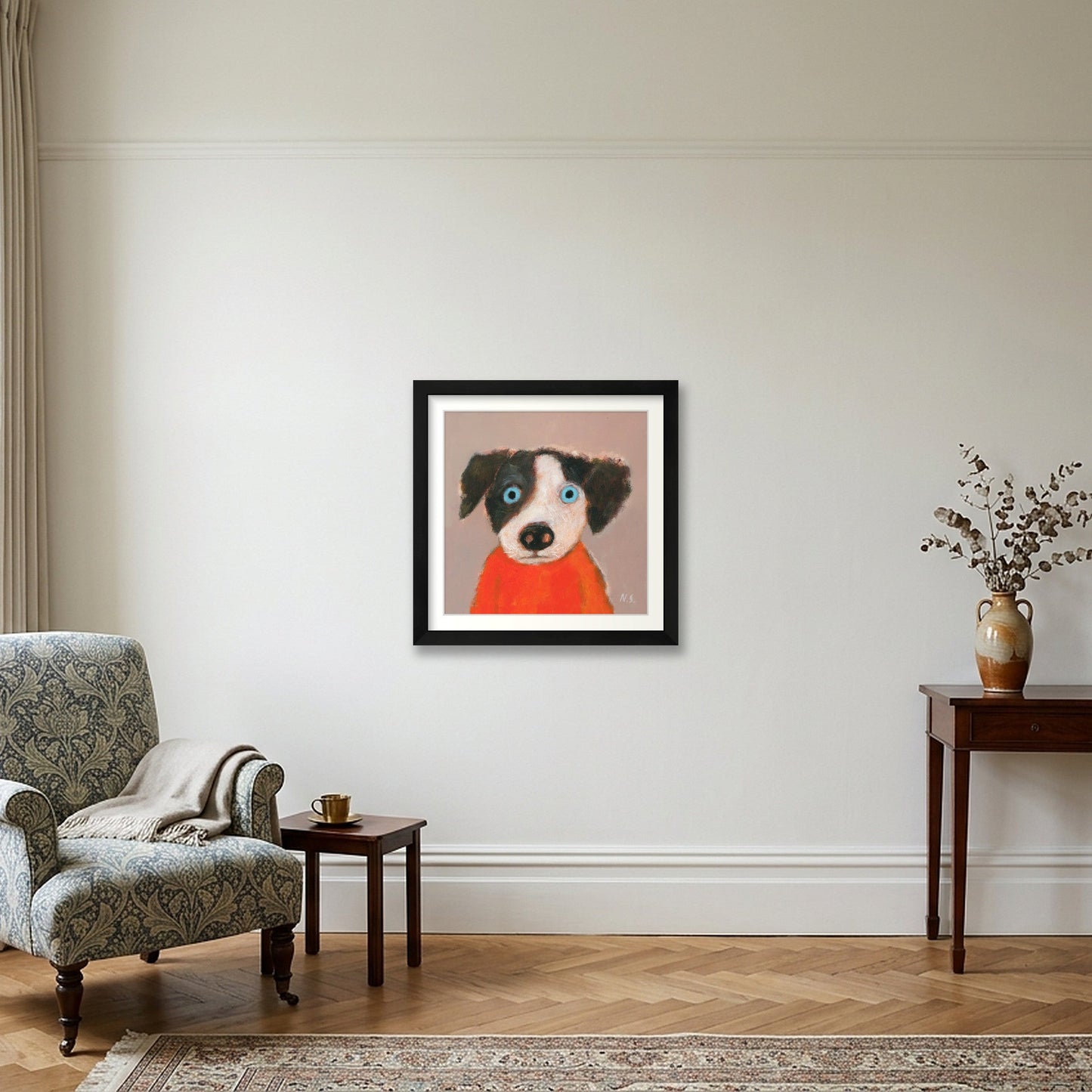 Waiting For Lunch? — 30×30cm, 12×12" Black Frame