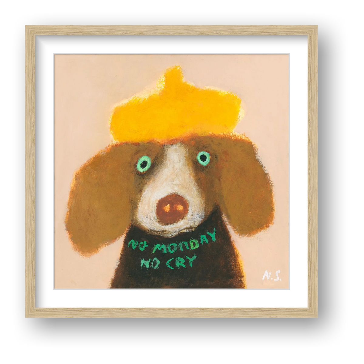 No Monday No Cry — framed